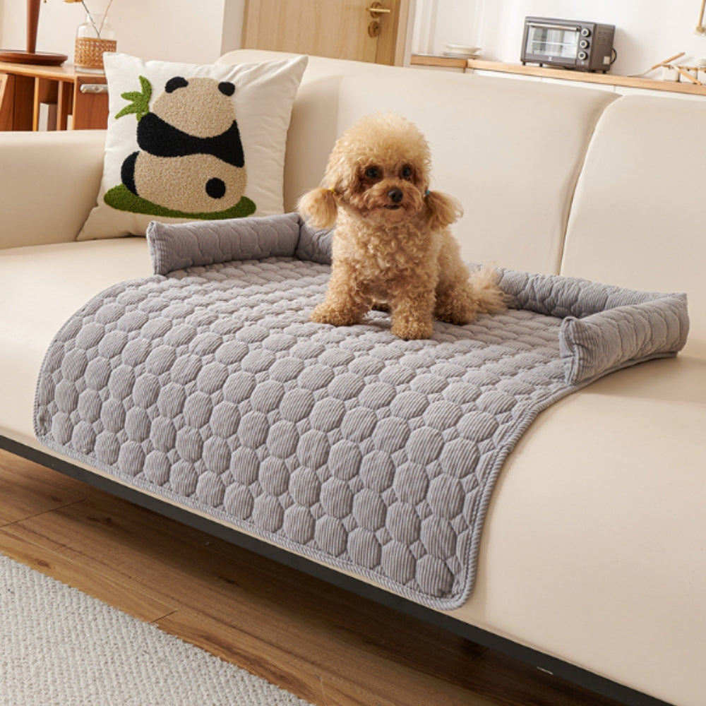 Caden Pet Bed - Quilted Plush, Non-Slip Comfort for Dogs and Cats 2