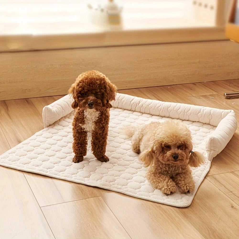 Caden Pet Bed - Quilted Plush, Non-Slip Comfort for Dogs and Cats 4