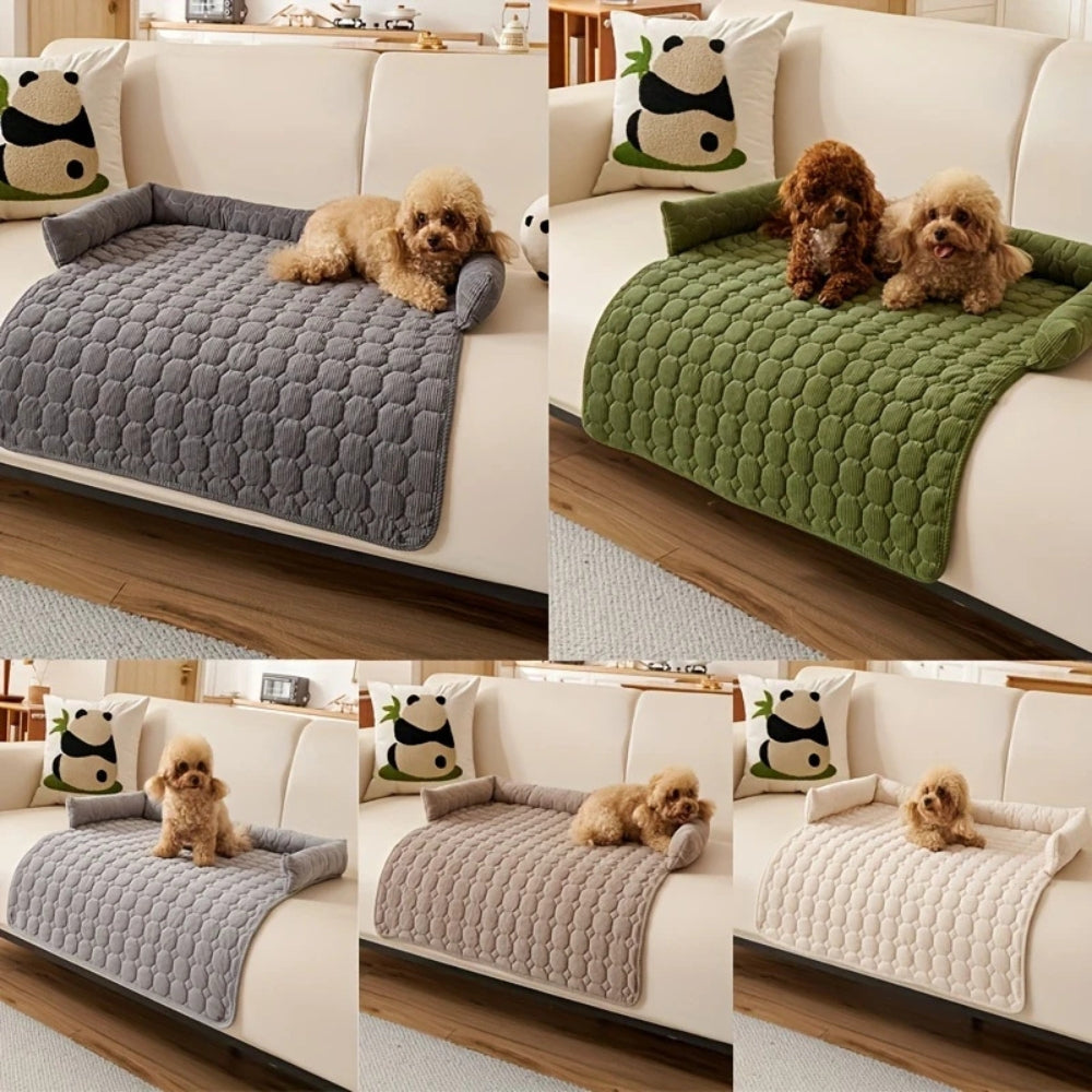 Caden Pet Bed - Quilted Plush, Non-Slip Comfort for Dogs and Cats 7