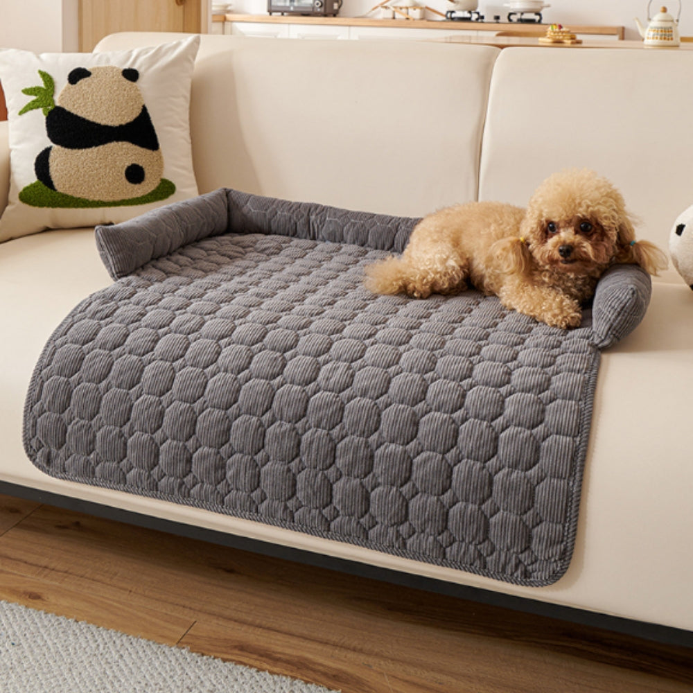 Caden Pet Bed - Quilted Plush, Non-Slip Comfort for Dogs and Cats 8