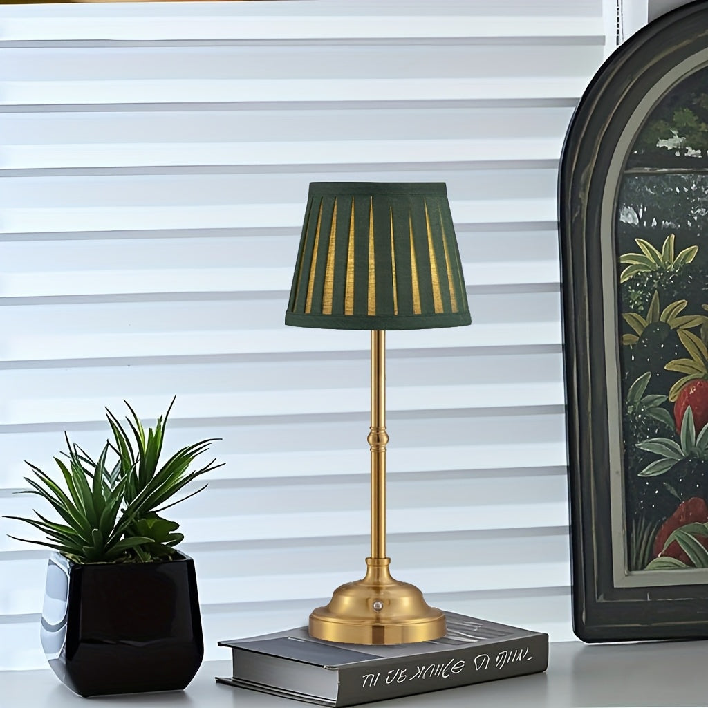 Caden Table Lamp - Cordless Brass, Touch Dimmable, LED 2