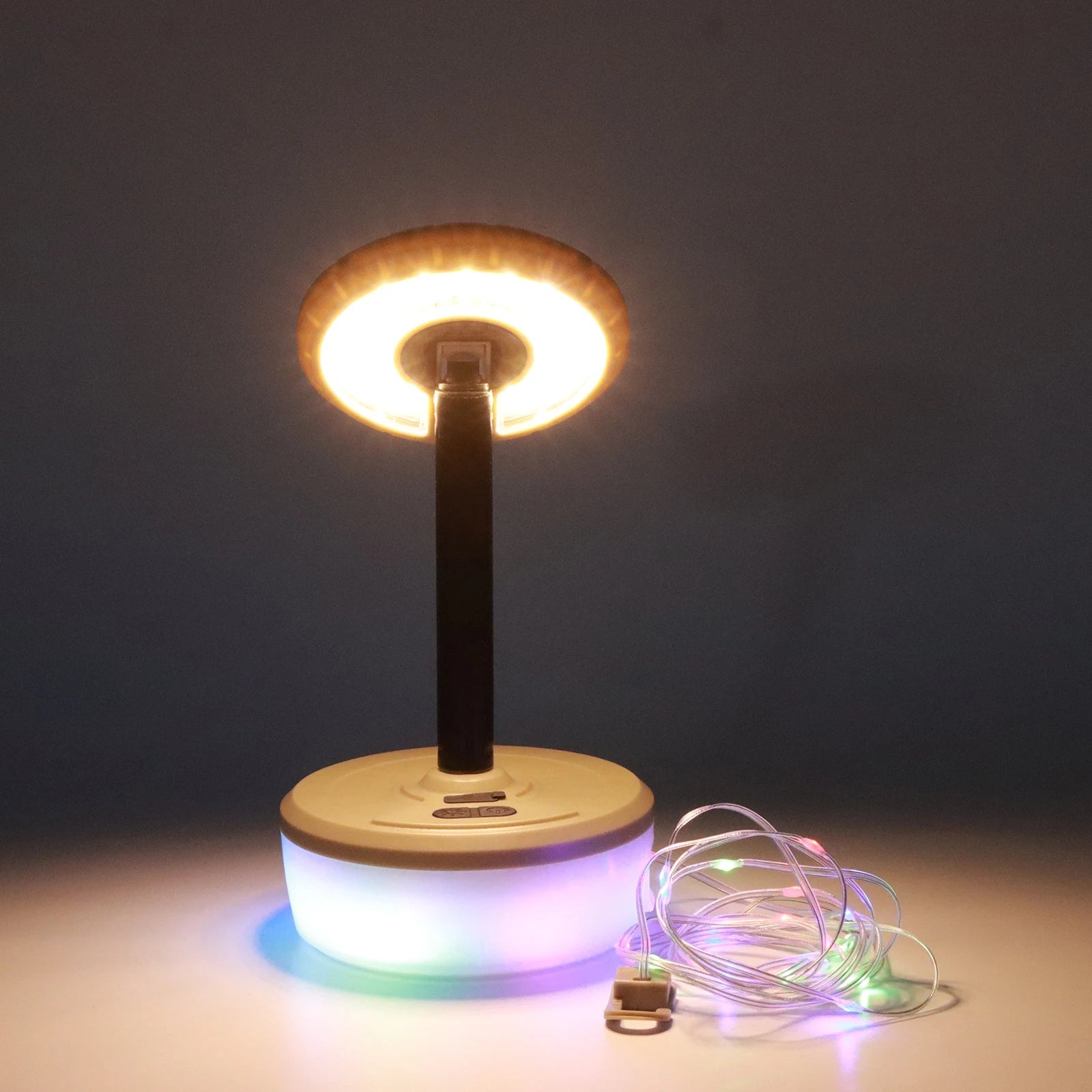 Campa Outdoor Fairy Lights - 10m USB Rechargeable RGB Twinkle Lights 6