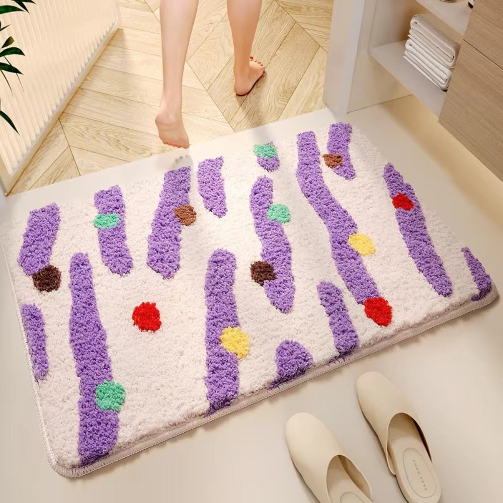 Candi Bath Mat - Colorful Silicone, Non-Slip Design 0