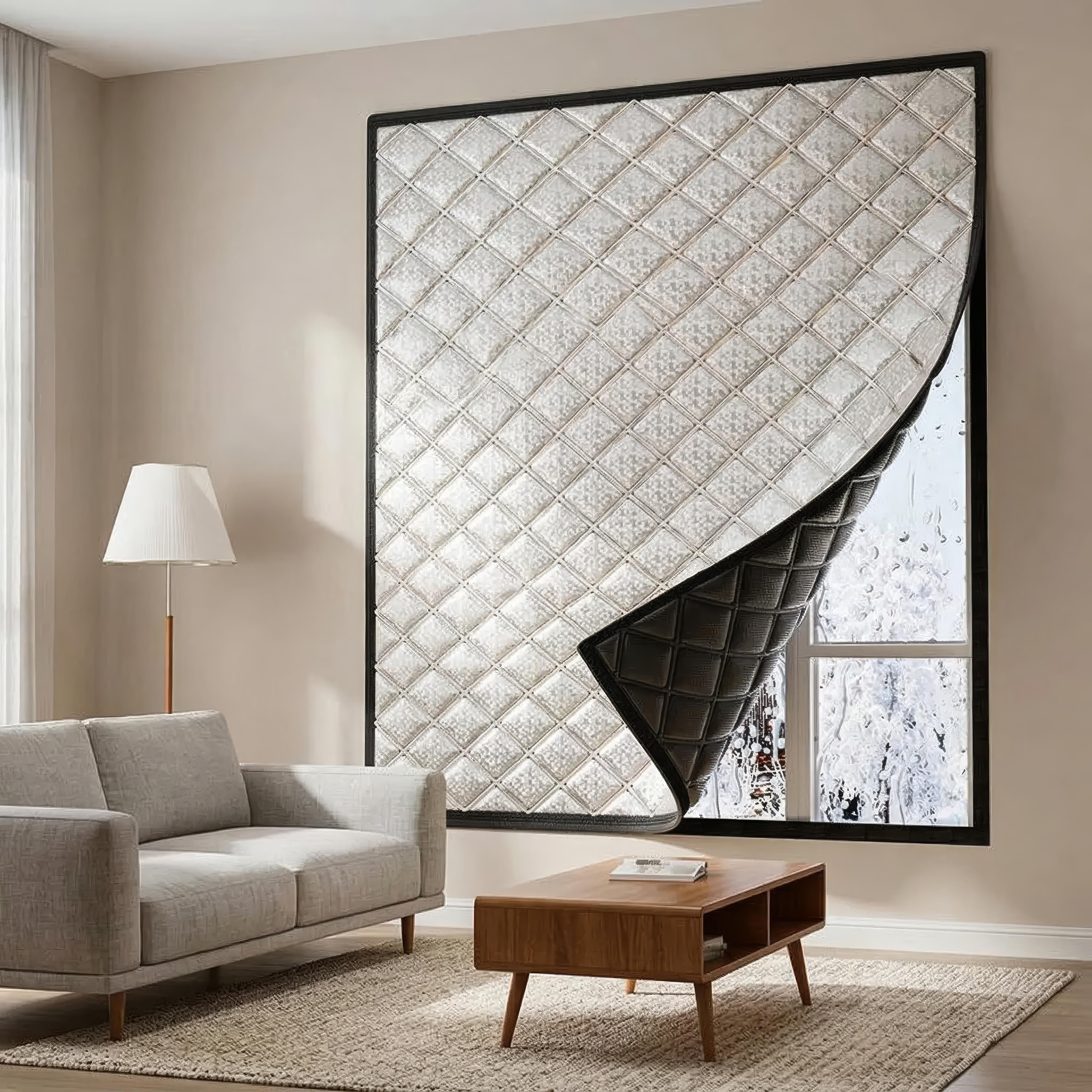Clever Blackout Curtain - Polyester, Strong Sun Protection 1