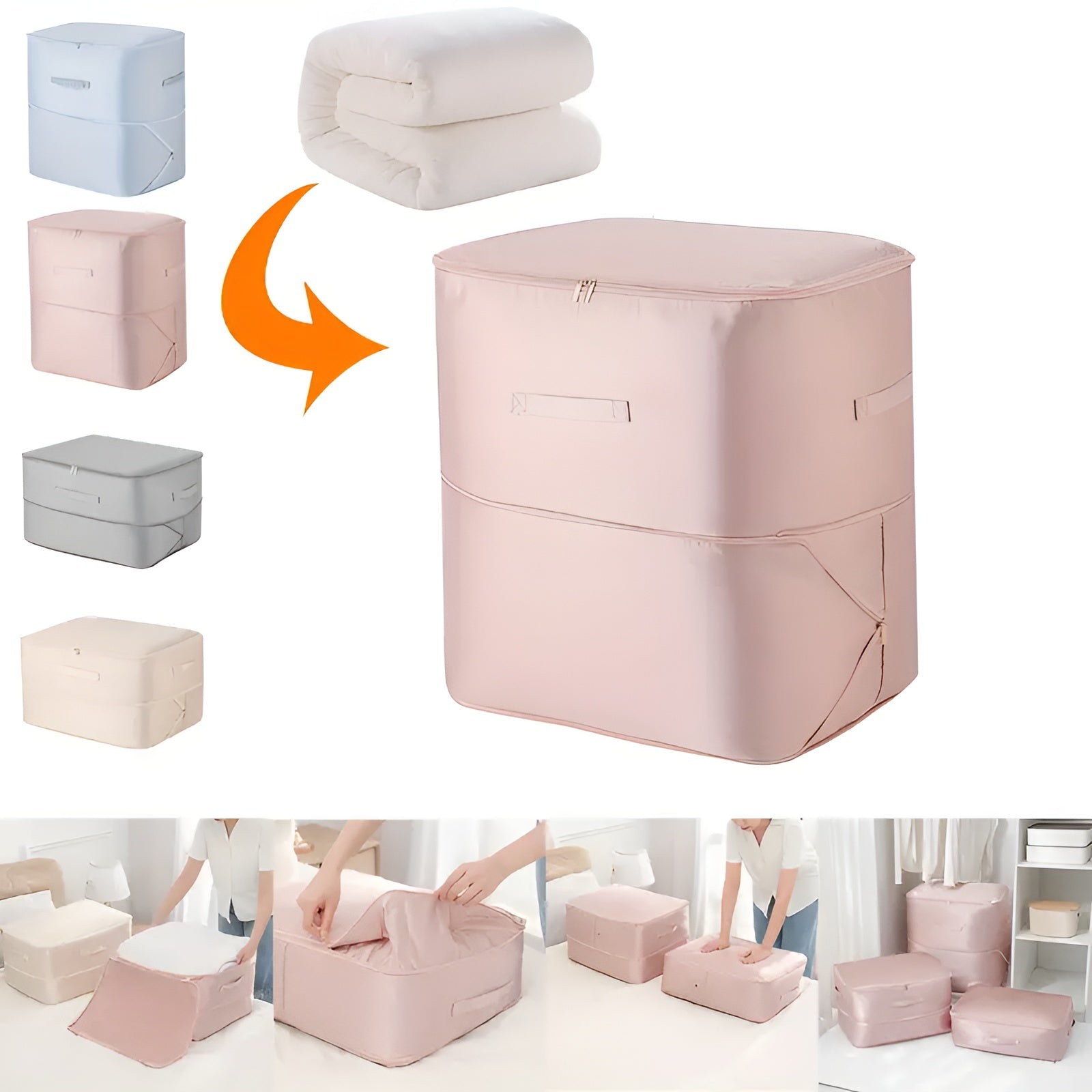 Clever Compression Storage Bag - Durable Vacuum Seal, Space-Saving Solution 2