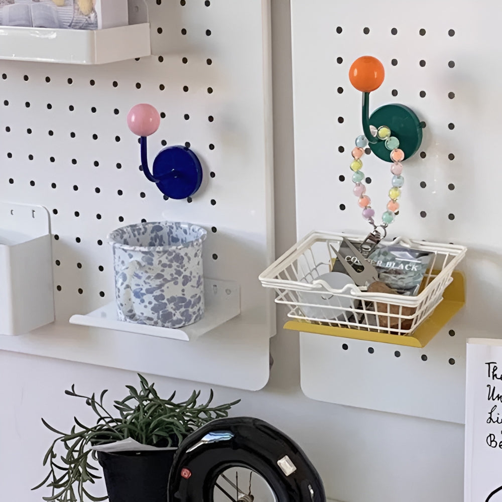Clever Magnetic Hooks for Fridge - Colorful Iron, Easy Installation 9