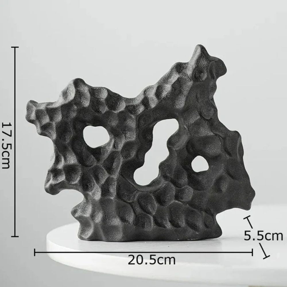 Cora Coral Sculpture - High-Quality Ceramic, Organic Design 7