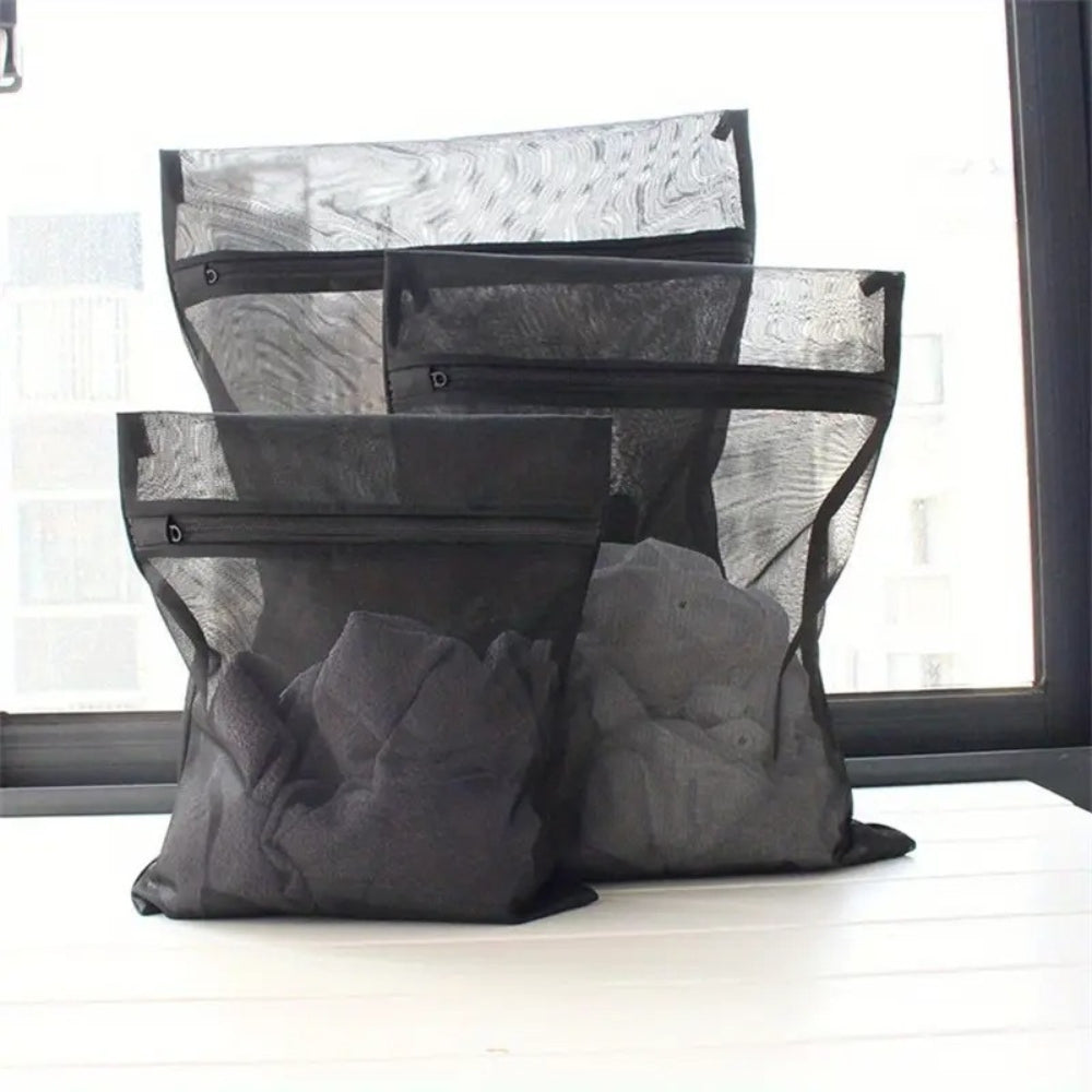 Cora Mesh Laundry Bag - Durable Microfiber, Breathable Organizer for Delicates and Travel 1