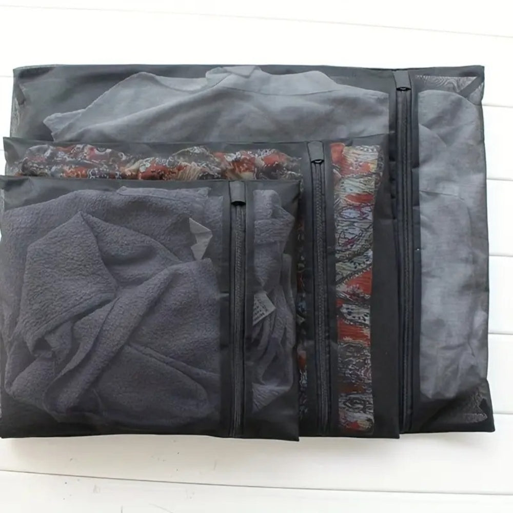 Cora Mesh Laundry Bag - Durable Microfiber, Breathable Organizer for Delicates and Travel 2