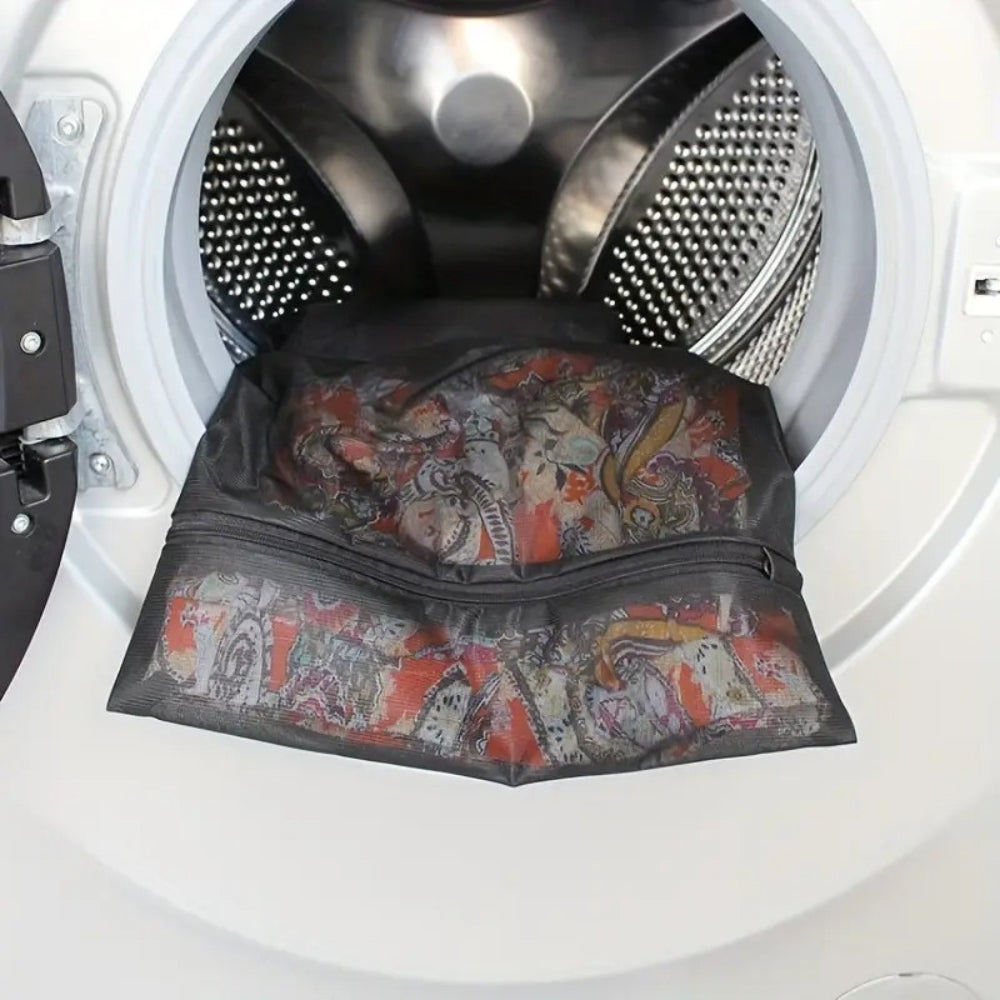 Cora Mesh Laundry Bag - Durable Microfiber, Breathable Organizer for Delicates and Travel 5