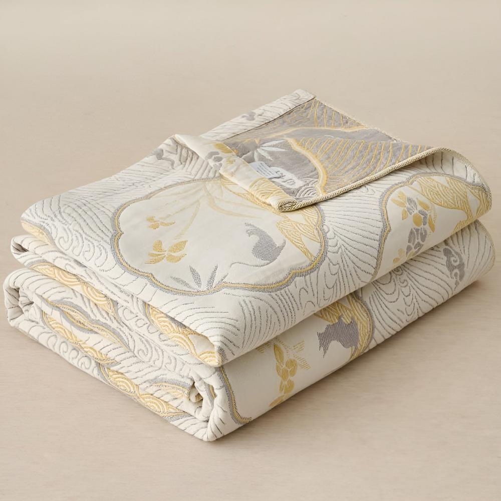 Cove Reversible Blanket - Cotton Blend, Lightweight Design 0