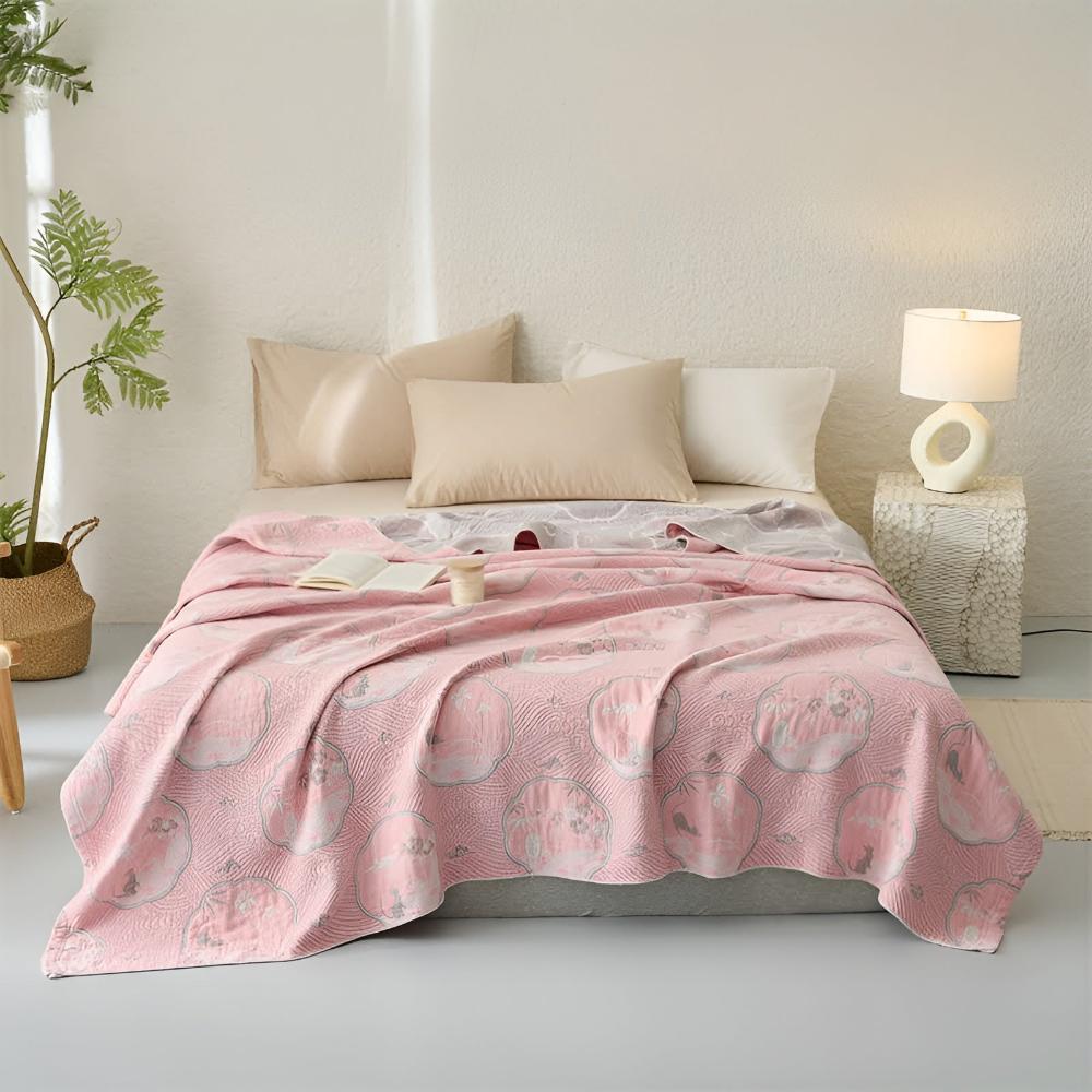 Cove Reversible Blanket - Cotton Blend, Lightweight Design 3