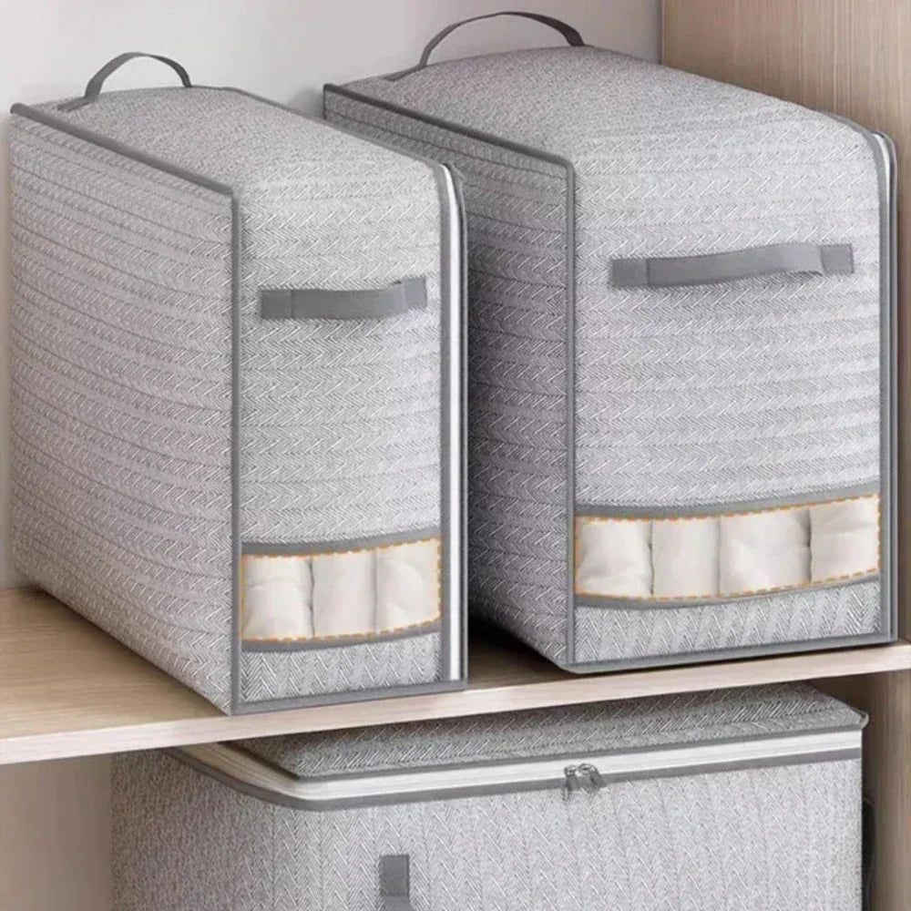 Cozy Quilt Storage Bag - Durable Fabric, Space-Saving Design 1