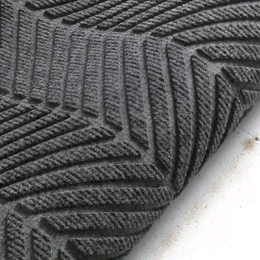 Creston Door Mat - Non-Slip Chevron Design, Indoor Outdoor Welcome Mat 3