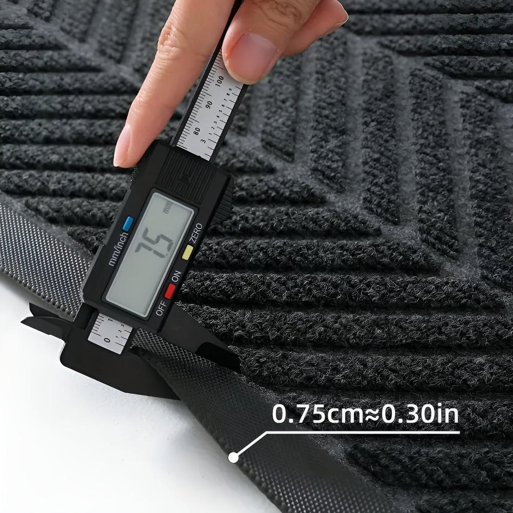 Creston Door Mat - Non-Slip Chevron Design, Indoor Outdoor Welcome Mat 8