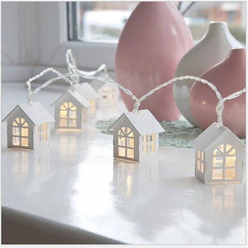 Creston Fairy Lights - Solid Wood Decorative String Lights for Indoor and Outdoor Use 5