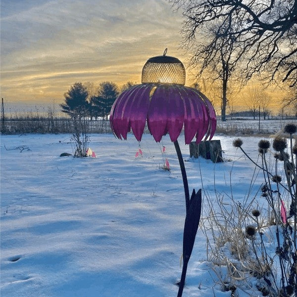 Cypress Bird Feeder - Durable Metal, Weather-Resistant Design 4