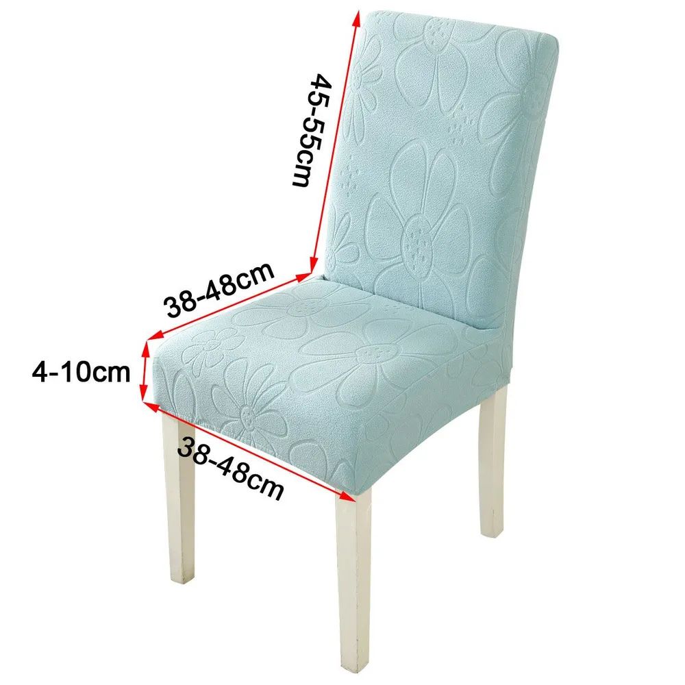 Daisy Dining Chair Cover - Stretch Microfiber, Easy Fit for Dining Room Chair 11