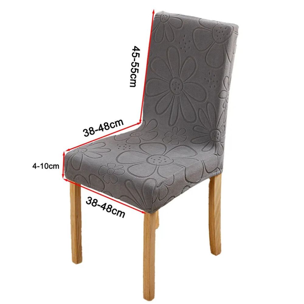 Daisy Dining Chair Cover - Stretch Microfiber, Easy Fit for Dining Room Chair 8