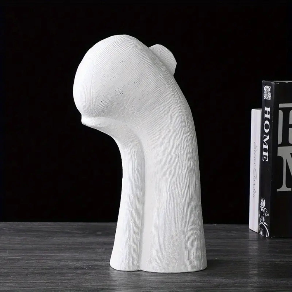 Dare Figurine - Modern Abstract Resin Sculpture, Asymmetrical Design 7