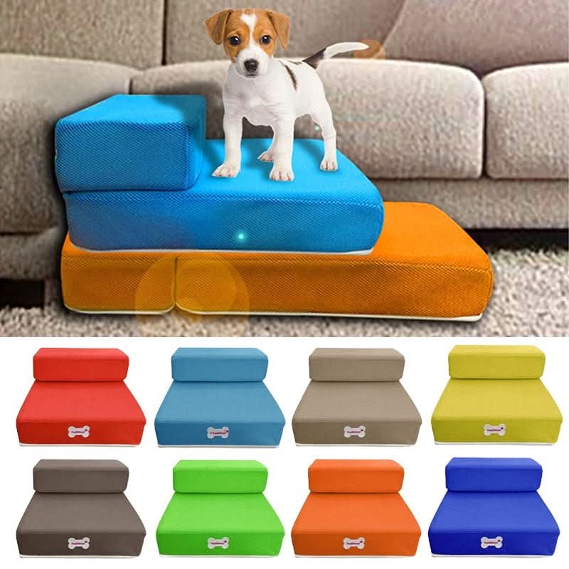 Daxen Pet Stairs - Luxury Foam Dog Steps for Bed, Joint-Friendly Design 5