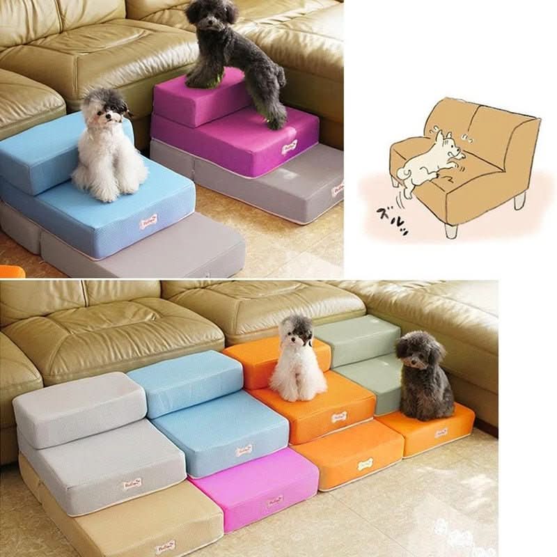 Daxen Pet Stairs - Luxury Foam Dog Steps for Bed, Joint-Friendly Design 6