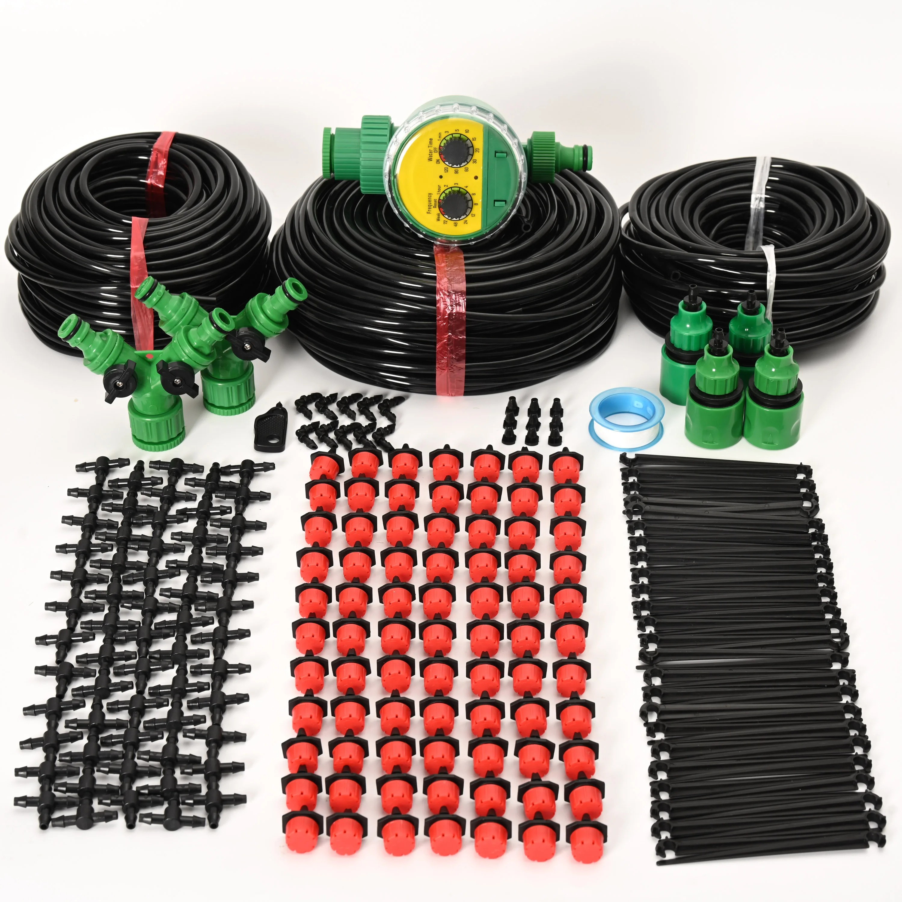 Daxon Drip Irrigation System - Automatic Timer, Adjustable Flow 0