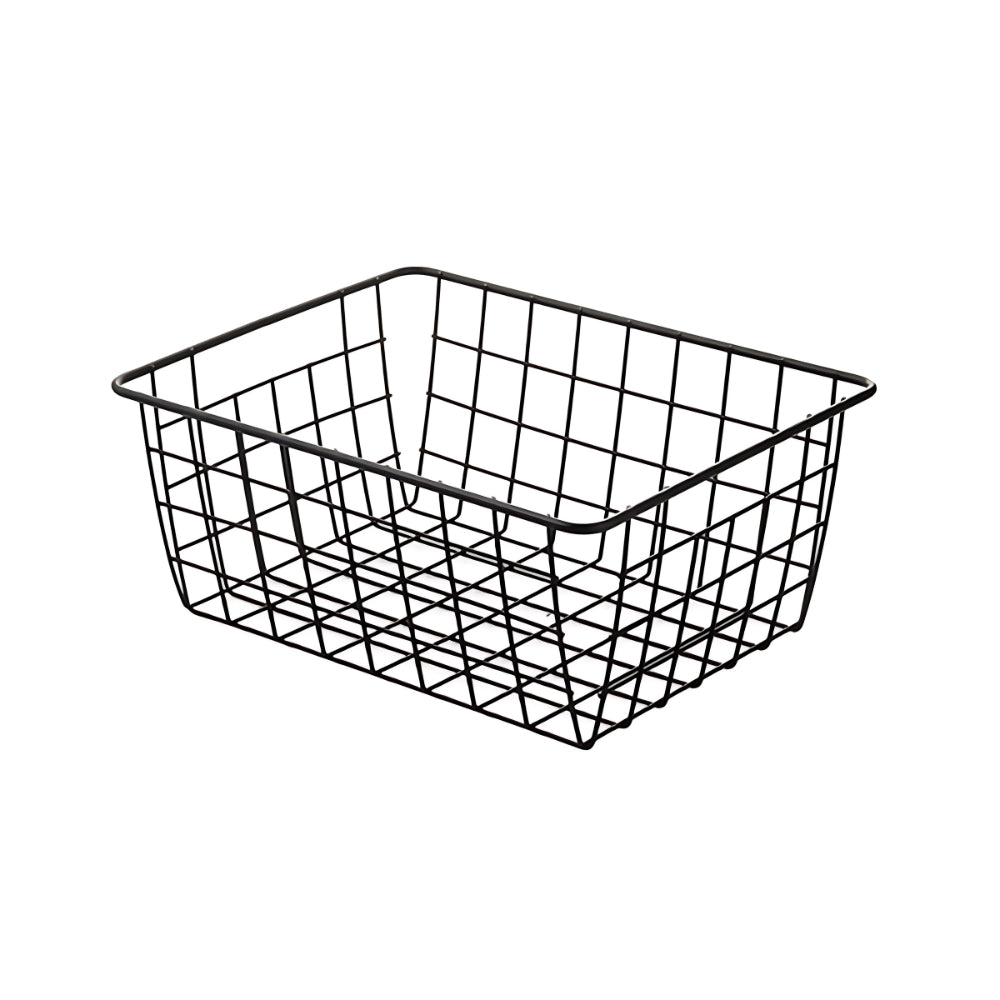 Daxon Storage Basket - Durable Iron, Compact Design 0