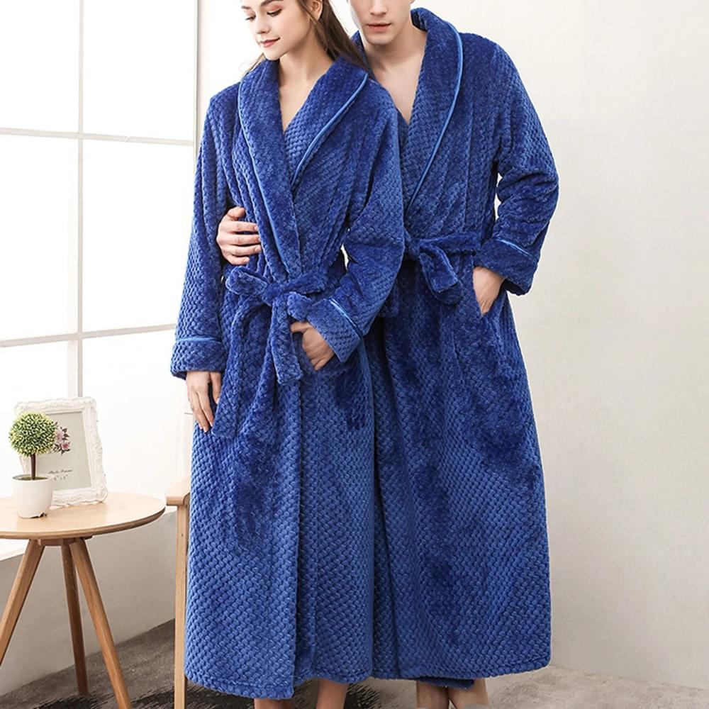 Dazzle Fleece Bathrobe - Soft Cozy Unisex, Perfect for Lounging 10