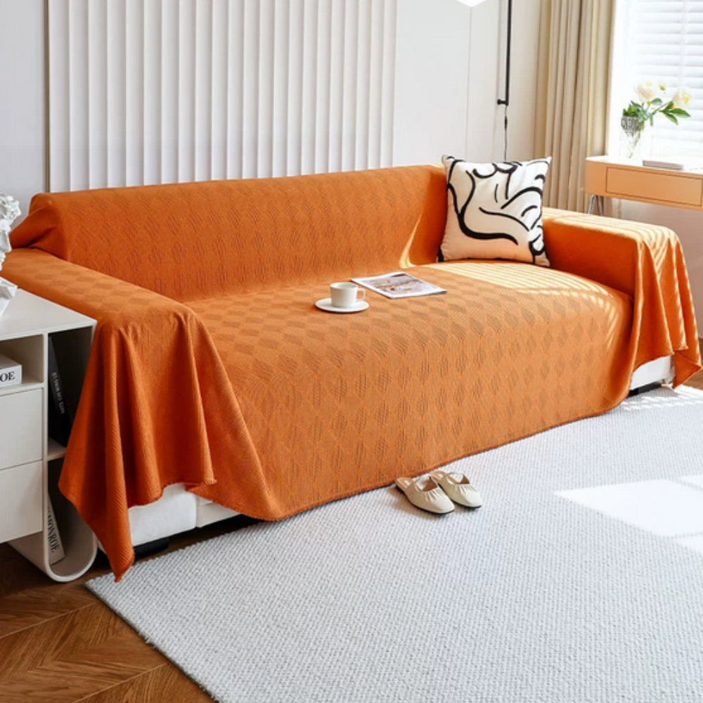 Dazzle Sofa Cover - Breathable Chenille, Geometric Design, Pet Friendly 0