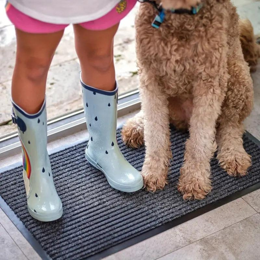 Dorian Door Mat - Durable Polyester, Non-Slip Welcome Design 2