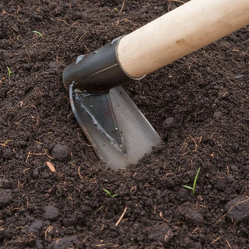 SoilEdge Pro – Steel Garden Hoe Head – Precision Weeding Tool