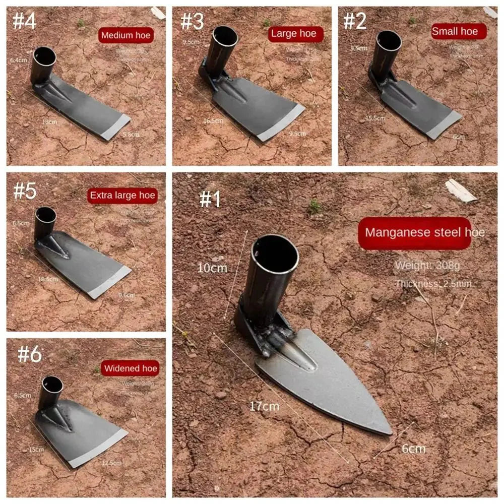 SoilEdge Pro – Steel Garden Hoe Head – Precision Weeding Tool