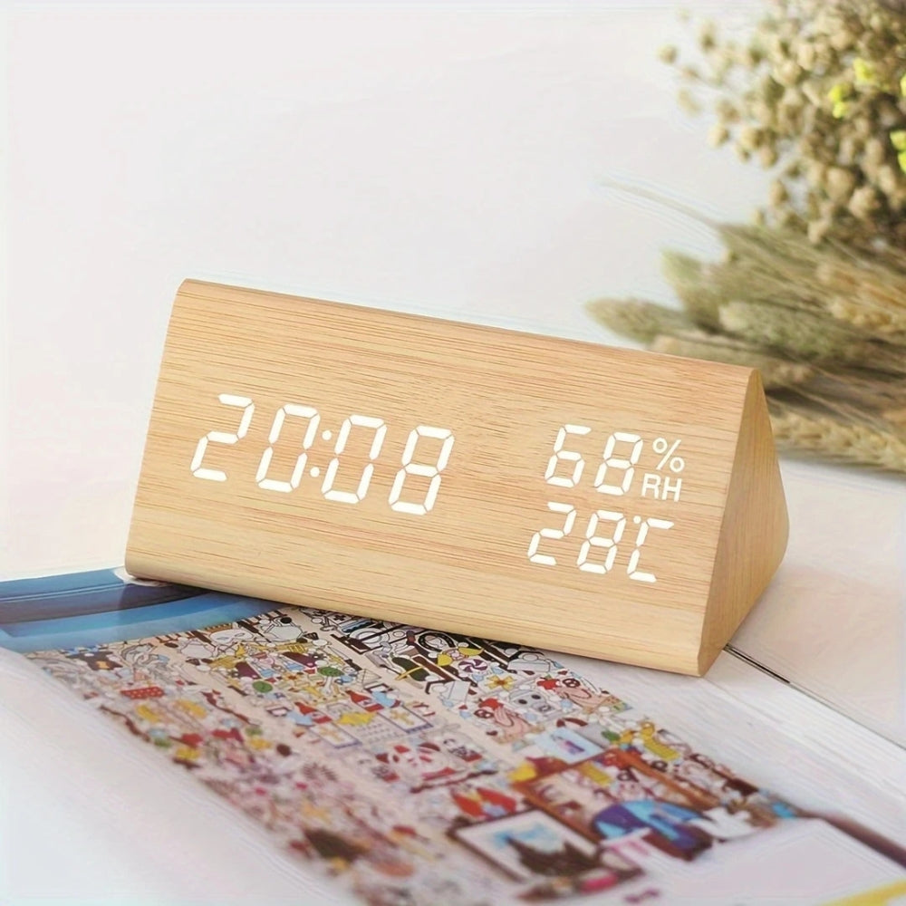 ZenWood – Wooden LED Alarm Clock