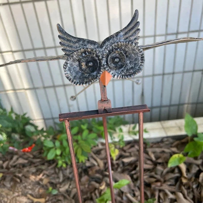 Elysian Eagle Garden Art - Outdoor Metal Wall Decor, Weather Resistant 3