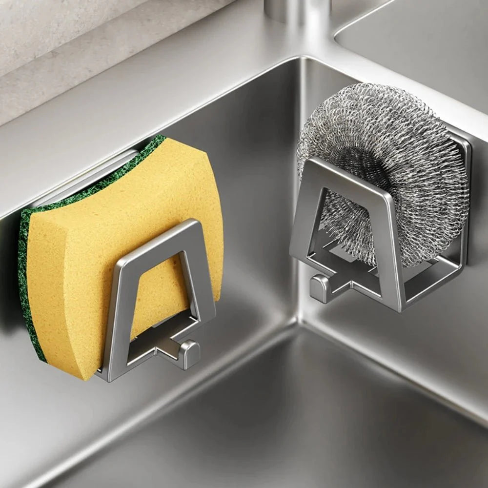 Elysian Kitchen Caddy - Stainless Steel, Self-Adhesive Organizer 3