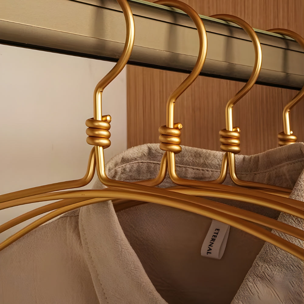 Elysium Clothes Hanger Set - Extra Wide Aluminum, 6 Pieces 2