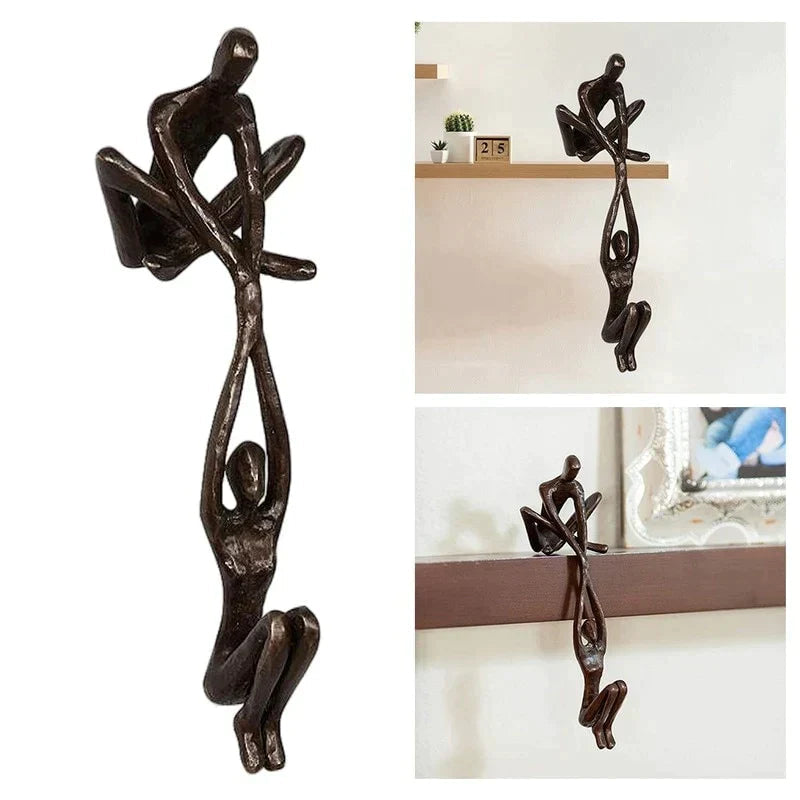 Elysium Love Sculpture - Resin Home Decor, Unique Wall Decor 0
