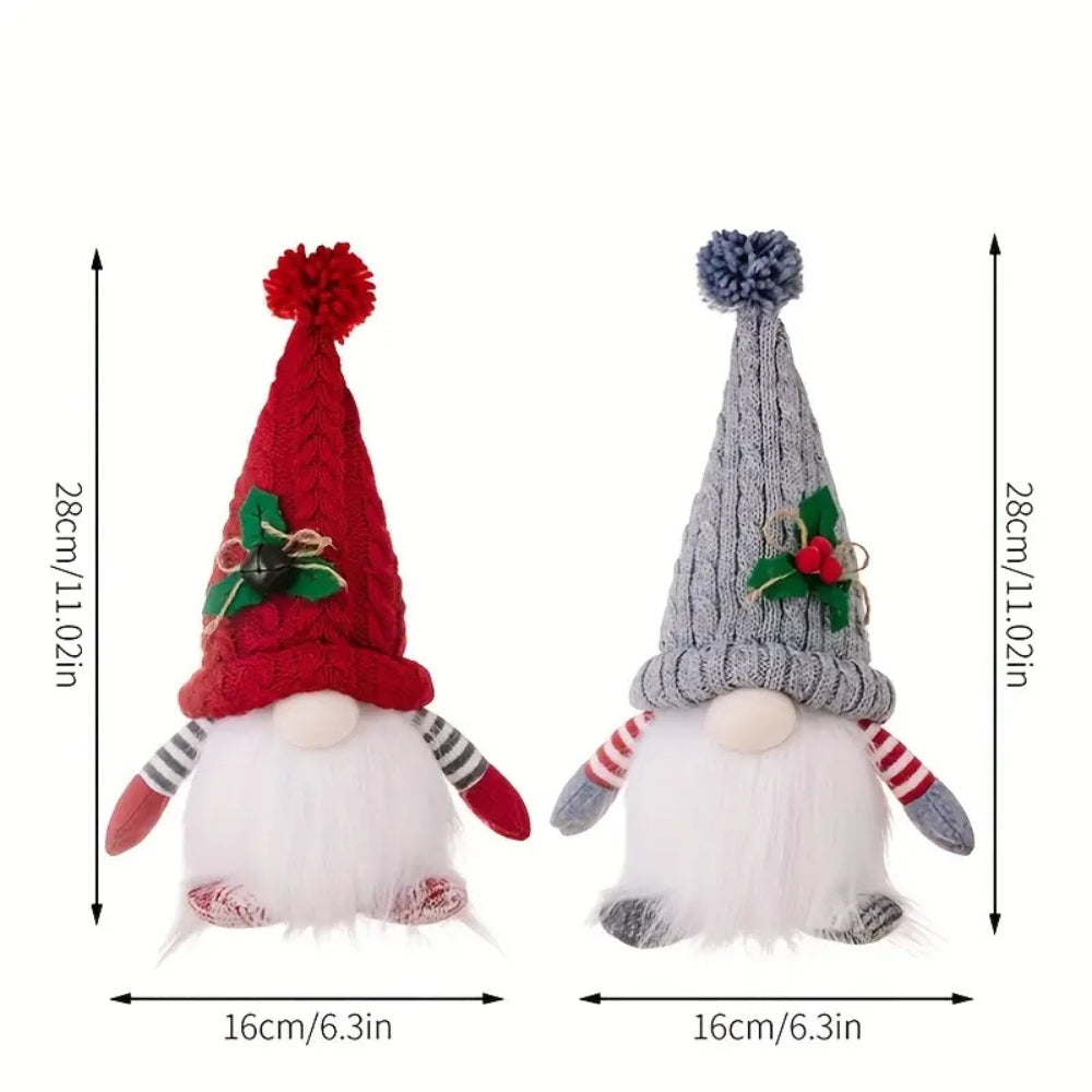 Everly Plush Christmas Gnome - Light-Up Feature, Whimsical Design 5