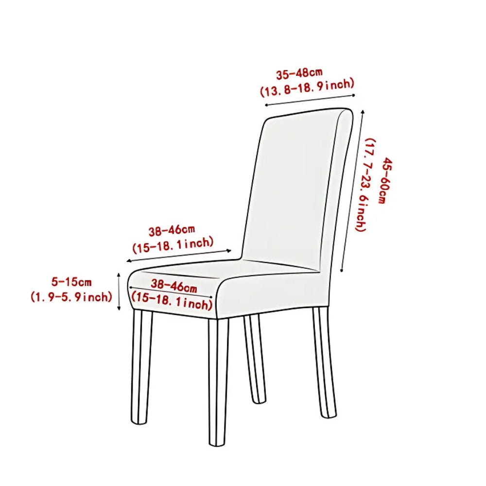 CharmWeave – Elegant Jacquard Chair Slipcover
