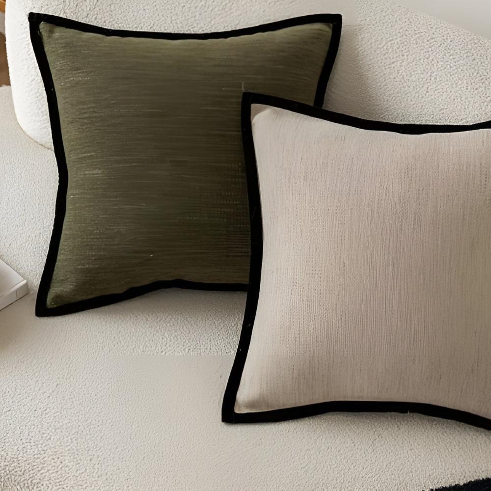 Finesse Sofa Cushion Covers - Woven Jacquard, Elegant Touch 2