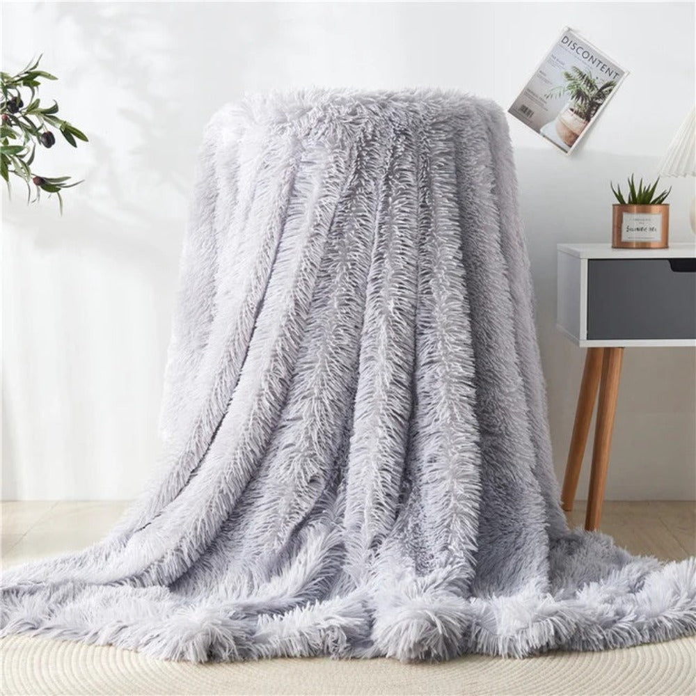 Fiora Blanket Throw - Faux Fur, Reversible Softness 7