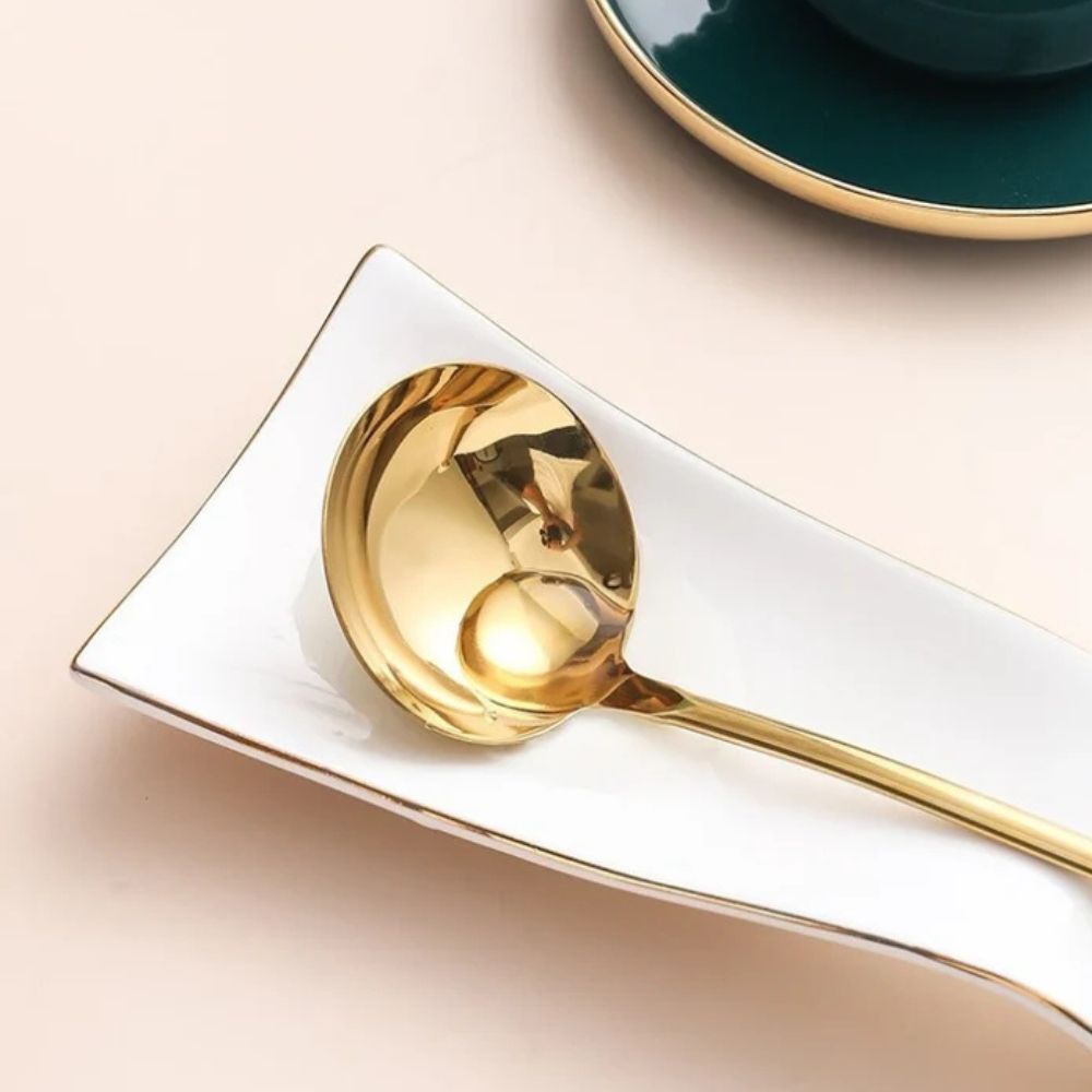 Fiora Ceramic Spoon Rest - Heat-Resistant, Stylish Kitchen Accessory 3