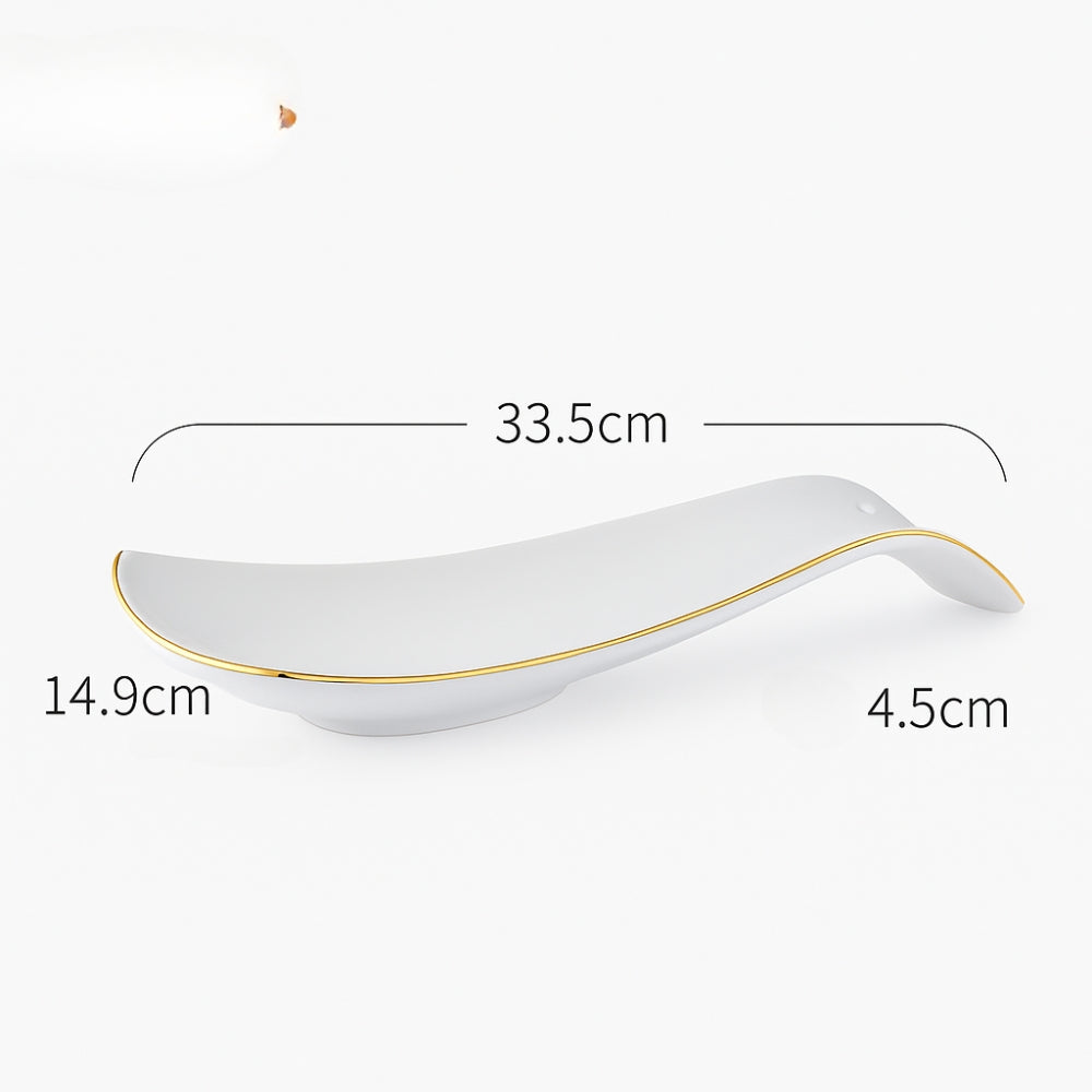 Fiora Ceramic Spoon Rest - Heat-Resistant, Stylish Kitchen Accessory 8