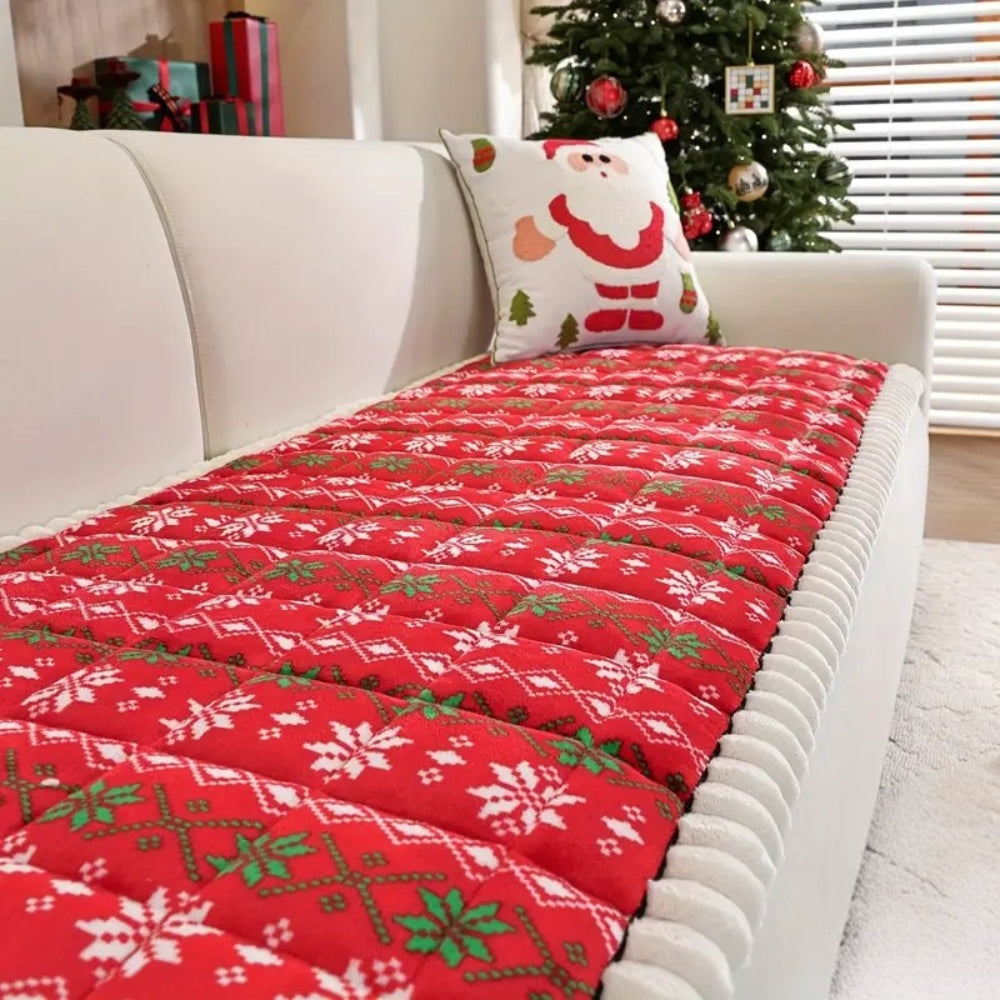 Fiora Sofa Cover - Festive Microfiber, Thickened Cushion for 1-4 Seater and Sectional Sofas 0