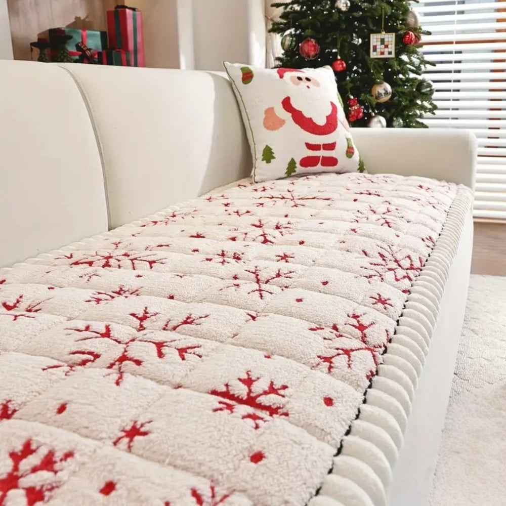 Fiora Sofa Cover - Festive Microfiber, Thickened Cushion for 1-4 Seater and Sectional Sofas 2