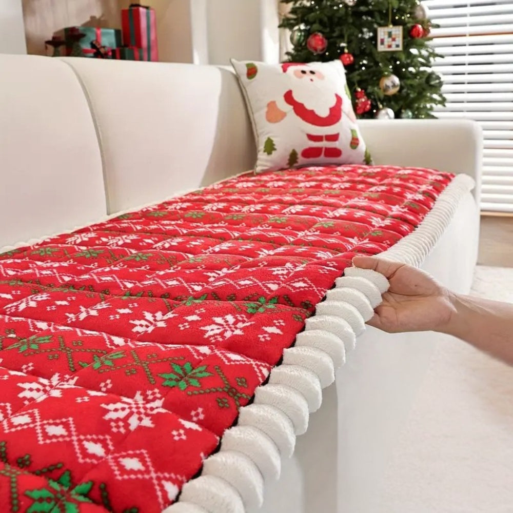 Fiora Sofa Cover - Festive Microfiber, Thickened Cushion for 1-4 Seater and Sectional Sofas 3