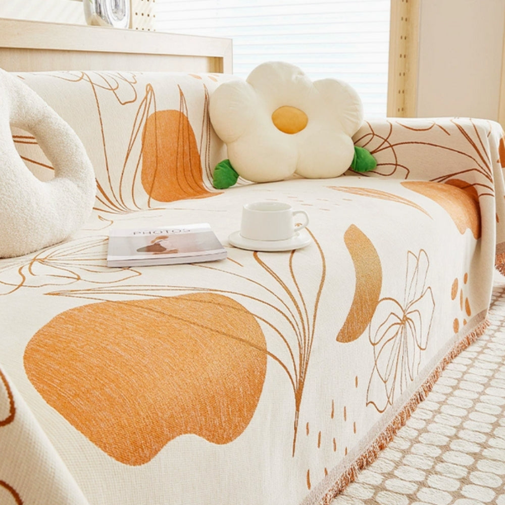 Fiora Sofa Cover - Reversible Microfiber, Pet-Friendly Couch Covers for Dogs 0