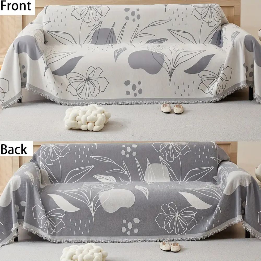 Fiora Sofa Cover - Reversible Microfiber, Pet-Friendly Couch Covers for Dogs 2