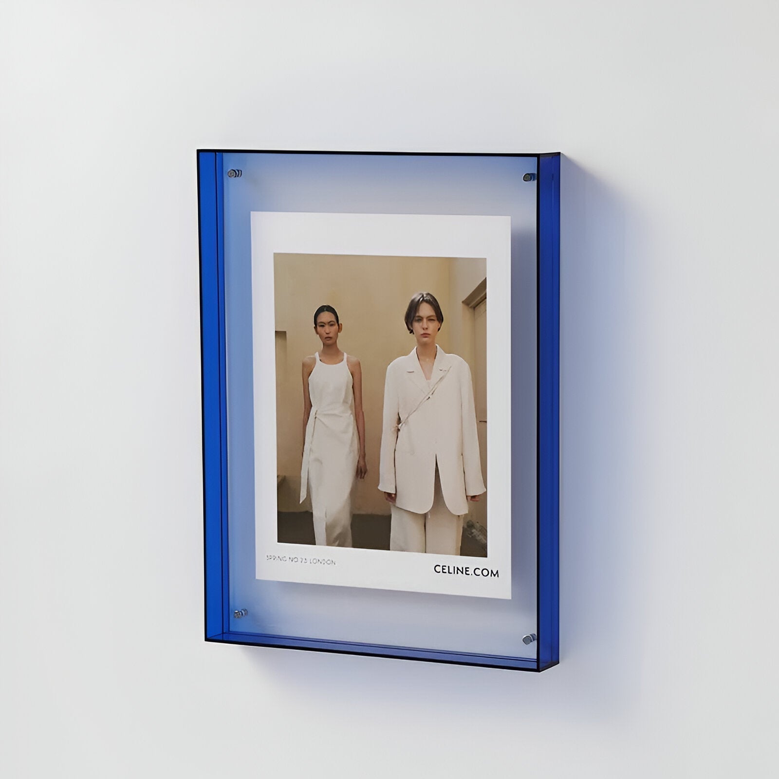 Flectra Photo Frame - Clear Acrylic, Modern Minimalist 3